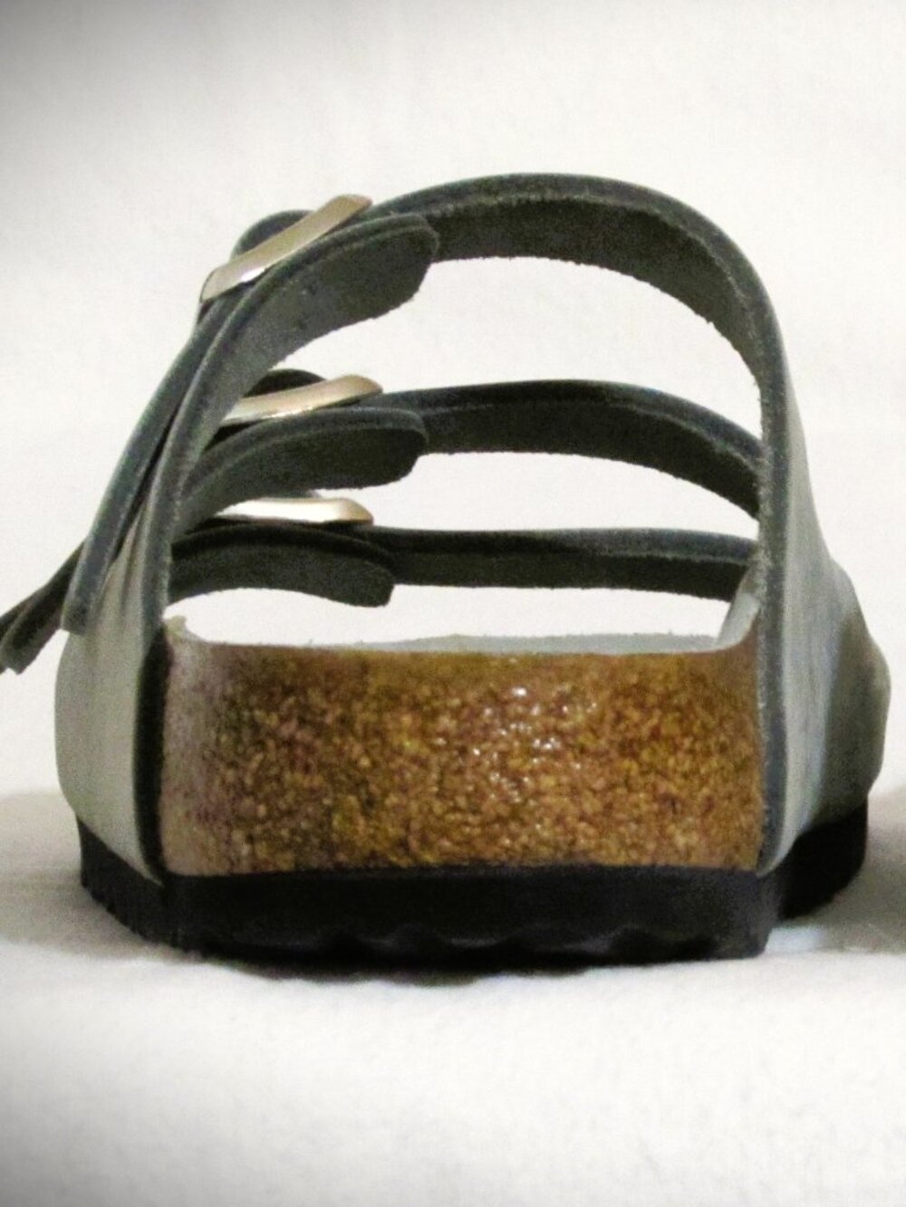 NEW Womens Ladies BIRKENSTOCK Seafoam Green Leather Sandal Shoes 8 M Orig $164 - Picture 9 of 12